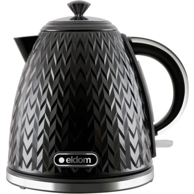 Afbeelding van ELDOM Waterkoker NELA, inhoud 1,7 l, vermogen 2000 W, zwart