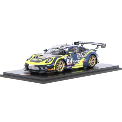 Afbeelding van Porsche 911 GT3 R Spark Modelauto 1:43 2022 Earl Bamber / Piti Bhirombhakdi Christophe Hamon
