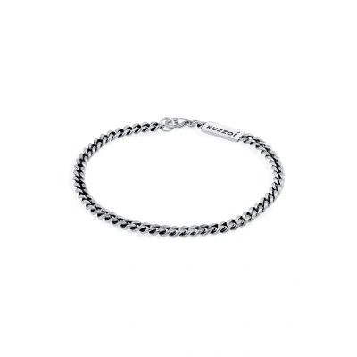 Afbeelding van Kuzzoi Basic Armband, Heren, Maat: 21, Black