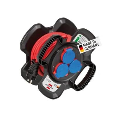 Afbeelding van Kabelhaspel Brennenstuhl 10 meter (3 voudig, IP44, 3 x 1.5 mm²)