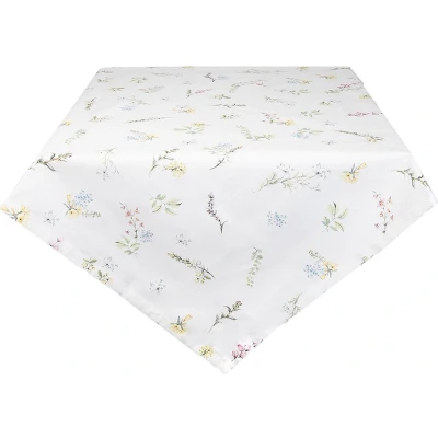 Afbeelding van Clayre &amp; Eef Witte Tafelkleed 150*250 cm HFL05