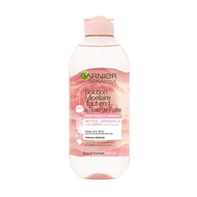 Afbeelding van Garnier SkinActive All in 1 Micellaire Oplossing Rozenwater 400 ml