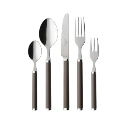 Afbeelding van Villeroy &amp; Boch Bestekset Play! Chocolate Brown 30 Delig