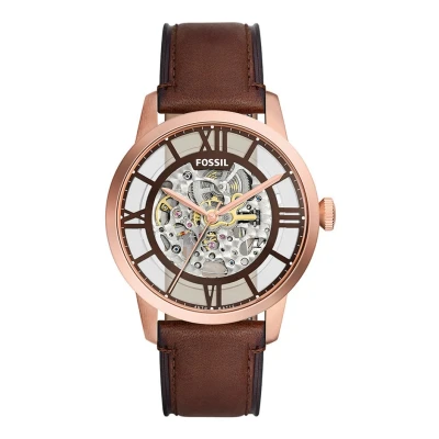Afbeelding van Fossil heren Townsman horloge ME3259 in de kleur Bruin