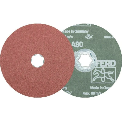 Afbeelding van PFERD 64190108 Combiclick korrel fiberschijf Ø 125 mm A 80 voor universele toepassingen Diameter 125 mm