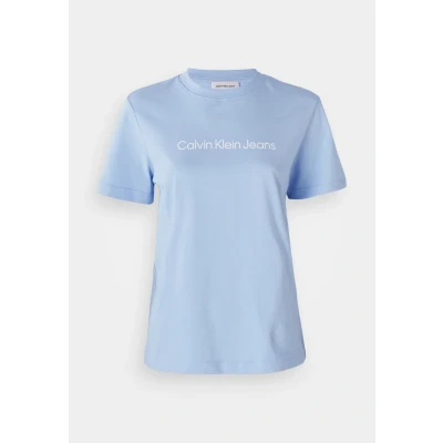 Afbeelding van Calvin Klein Jeans LOGO Classic TEE Tshirt print, Dames, Maat: XS, Cerulean