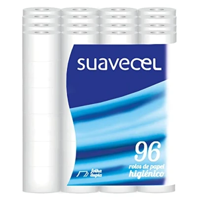 Afbeelding van Toiletpapier 2 laags Zacht en Resistent WC papier 96 Rollen