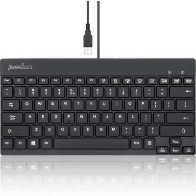 Afbeelding van Perixx Periboard 326 compact toetsenbord met backlight Stille toetsen Qwerty/US