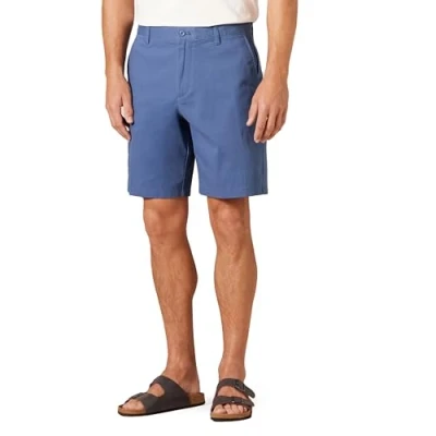 Afbeelding van Amazon Essentials Heren Classic Fit 9&quot; Comfort Stretch Chino Short, Donkerblauw, 31