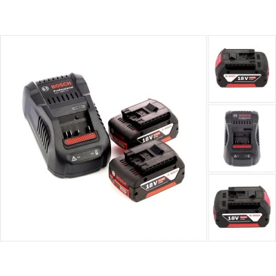 Afbeelding van Bosch startset 18 V met 2x GBA 5,0 Ah Li Ion accu + GAL 1880 snellader