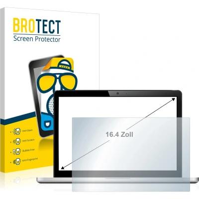 Afbeelding van BROTECT Screenprotector voor Laptops met 16.4 inch Schermen [364 mm x 205 mm, 16:9] Folie Beschermfolie matte