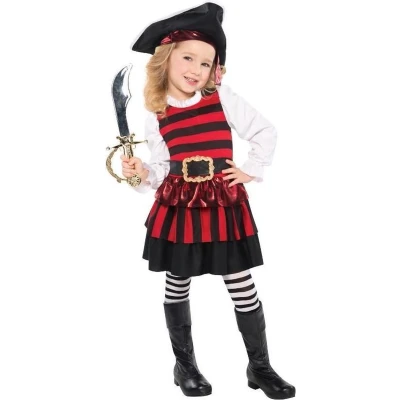 Afbeelding van Christy&#039;s 997043 Piratenkostuum voor meisjes, maat M, leeftijd 4 6 jaar