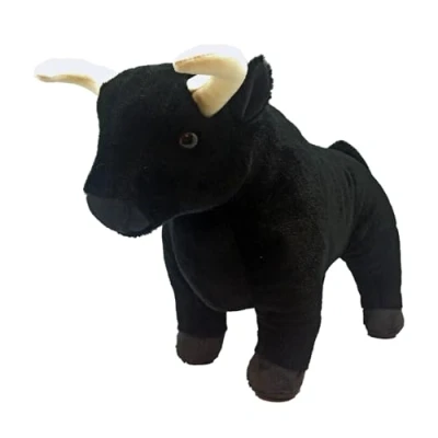 Afbeelding van Wild Republic 20410 Spaanse Stier, Zacht, Knuffel, Knuffeltjes Mini, 30cm, Zwart