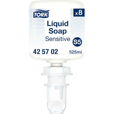 Afbeelding van Tork Mini Vloeibare Handzeep voor de gevoelige huid S5, Allergievriendelijk, 1 x 525 ml, 425702