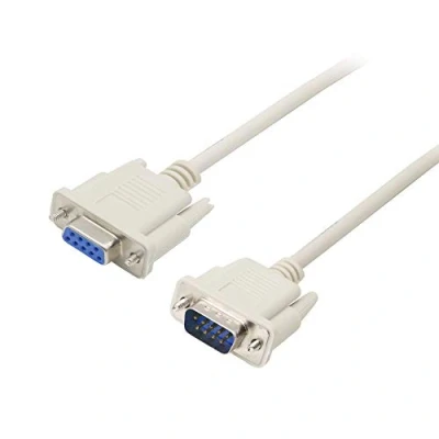Afbeelding van PNGKNYOCN DB9 Null Modem Seriële Kabel, RS232 Mannelijk naar Vrouwelijk 2 3 Cross Extension Kabel voor Computers, Printers, Scanners (4.5FT)