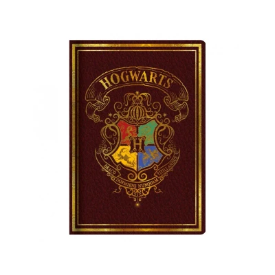 Afbeelding van Harry Potter A5 notitieboek met etui Rood Kleurrijke Kraag