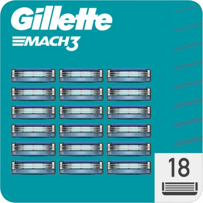 Afbeelding van Gillette Mach3 Navulmesjes 18 stuks