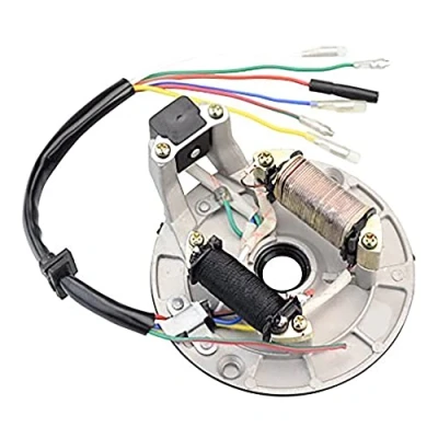 Afbeelding van GOOFIT 2 Coil Magneto Stator Vervanging Voor 50cc 70cc 90cc 110cc 125cc Taotao Kazuma SSR Baja Kick Start Crossmotor ATV