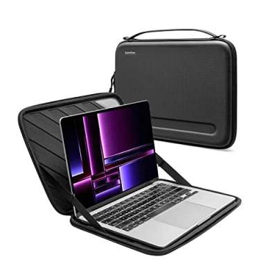 Afbeelding van tomtoc hardcase voor 13 inch MacBook Air M2/M1 2022 2018, Pro 2016, mobiele tas schoudertas compatibel met 12,9&quot; iPad 2021 12,3&quot; Surface X/8/7+/7