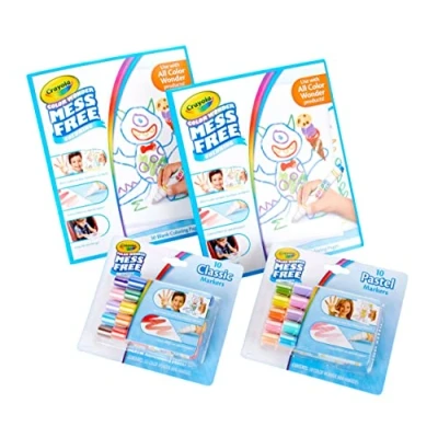Afbeelding van Crayola Color Wonder Puinhoop Gratis Kleurplaten Kit, 80st, Peuter Speelgoed, Kinderen Indoor Activiteiten thuis