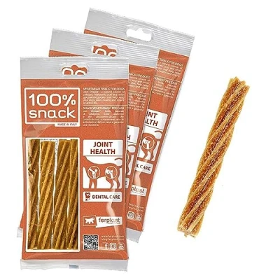 Afbeelding van Ferplast Hondensnack Natuurlijke Mondhygiëne Voor gewrichtsgezondheid met eimembraan 3 pack kit 315g