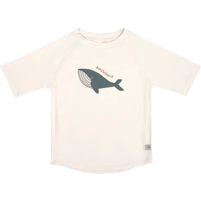 Afbeelding van Lässig Zwemshirt Rashguard Korte Mouw Splash &amp; Fun Whale milky, 03 06 mnd. Maat 62/68