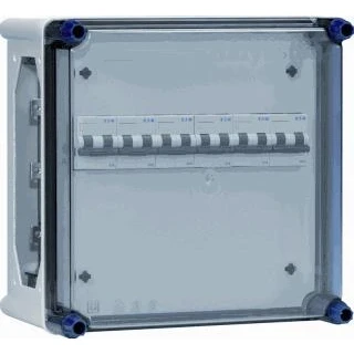 Afbeelding van Eaton holec halyester installatiekast 270x270mm 6 groepen 3f direct hs 16a 1861913