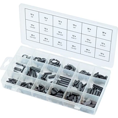 Afbeelding van KS Tools 970.0520 Assortiment spanstiften/seegerringen/borgveren/E borgringen, 295 dlg