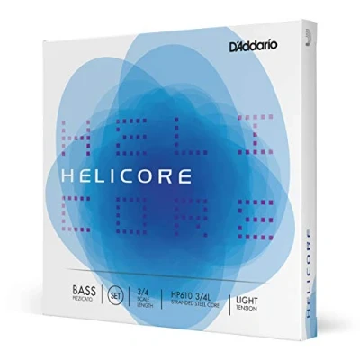 Afbeelding van D&#039;Addario Helicore 3/4 Schaal Lichtspanning Pizzicato Bass String Set