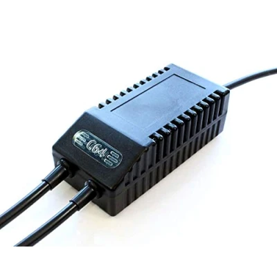 Afbeelding van AirDrive C64 FDD dubbele voeding modern EU vervangende Dual, stekker (zwart)