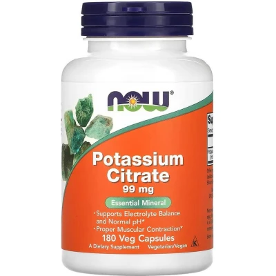 Afbeelding van Now Foods Potassium Citrate 180 capsules