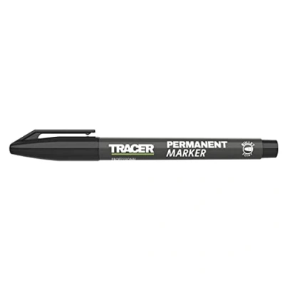 Afbeelding van Tracer Fine Point permanente constructie marker (1 2 mm Bullet algemene met sneldrogende inkt) Zwart