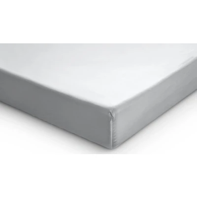 Afbeelding van Hoeslaken Topper 100% Katoen Satijn, Zacht als Zijde, Kreukvrij met Perfecte Pasvorm, Voor Standaard Toppers 10 tot 12 cm, Wit, Tweepersoons, 160 x 200 cm