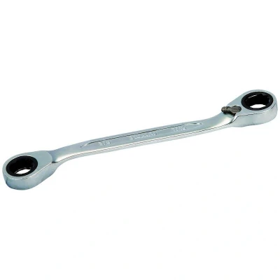 Afbeelding van Bahco Ringratelsleutel afgebogen bekken verchroomd lengte 200 mm 5/8&quot; x 11/16&quot; 1321RZ 5/8 11/16
