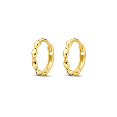 Afbeelding van Klapoorringen 10 mm 14K Geelgoud Tijdloos en Elegant