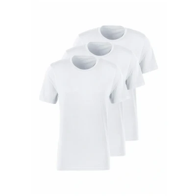 Afbeelding van Bruno Banani 3 PACK Tshirt basic, Heren, Maat: Medium, Weiß