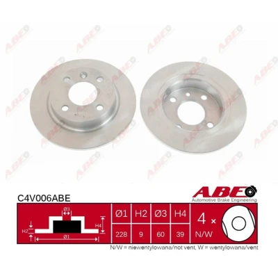 Afbeelding van ABE Remschijven C4V006ABE