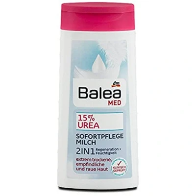 Afbeelding van Balea Med 15% Urea Onmiddellijke verzorging melk 2 in 1, 250 ml