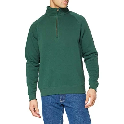 Afbeelding van Fruit of the Loom Sweatshirt voor heren, Groen (Bottle Green), L/Tall