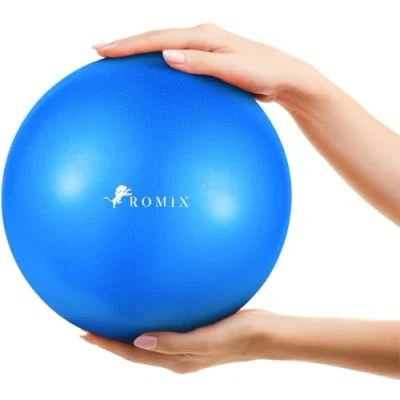 Afbeelding van ROMIX Pilates bal, 23 cm Anti burst Gymnastiekbal, Antislip Opblaasbare Kleine Fitnessbal, Zachte Yoga bal Balans voor Volwassenen Core Krachttraining Fysiotherapie Stabiliteit Barre Thuis Gym