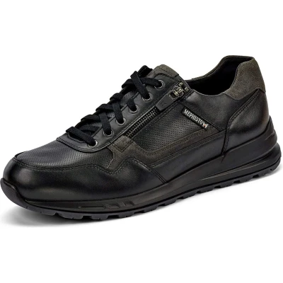 Afbeelding van Mephisto Bradley heren sneaker zwart maat 47 (EU) 12 (UK)