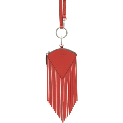 Afbeelding van LIEBESKIND BERLIN Leren Utensil zak Francis Pendant Slice Passion Rood