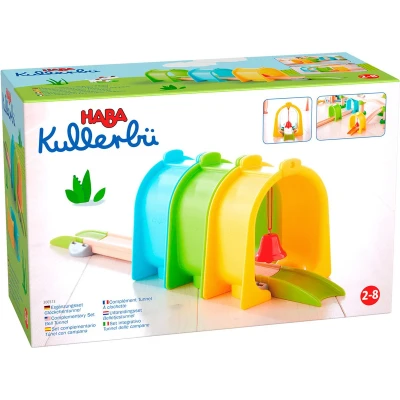Afbeelding van HABA KULLERBÜ Knikkerbaan Extension SET BELL Tunnel voor kinderen, Maat: One Size, Multi coloured