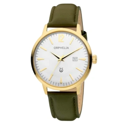 Afbeelding van Orphelia Zoom OR61603 Horloge Leer Groen Ø 42 mm