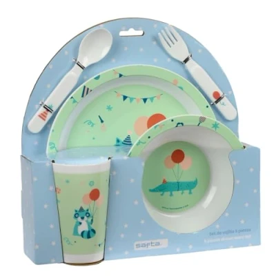 Afbeelding van Kinderen servies set Safta Fiesta Polyester 26 x 9 cm