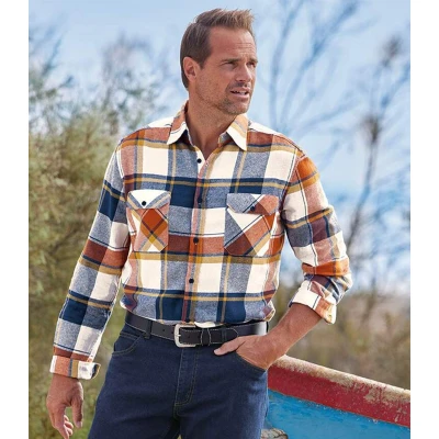 Afbeelding van Atlas for Men Geruit flanellen overhemd Country Heren Verkrijgbaar in grote maten 4XL