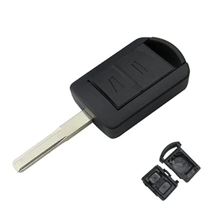 Afbeelding van Sleutelhoes voor Opel Corsa Combo Meriva Tigra Plip afstandsbediening 2 Knoppen met Blade Phonillico®