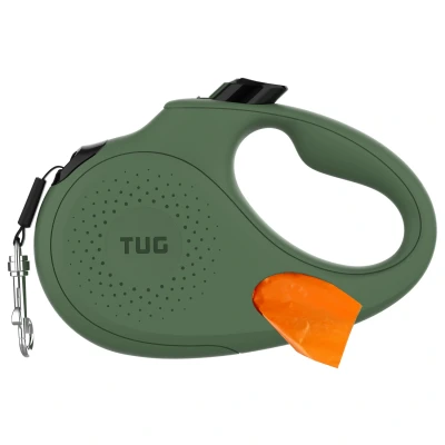Afbeelding van Tug 360 Rollijn Met Dispenser Hondenriem 5 m Groen Tot &lt; 50kg L