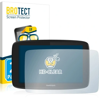 Afbeelding van BROTECT Screenprotector voor TomTom GO 620 Folie Beschermfolie transparant (2 Stuks)