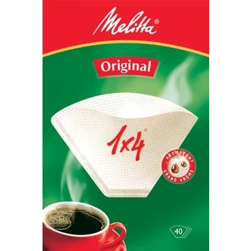 Afbeelding van Melitta Koffiefilter 1 X 4, Pak Van 40 Stuks Filterzak